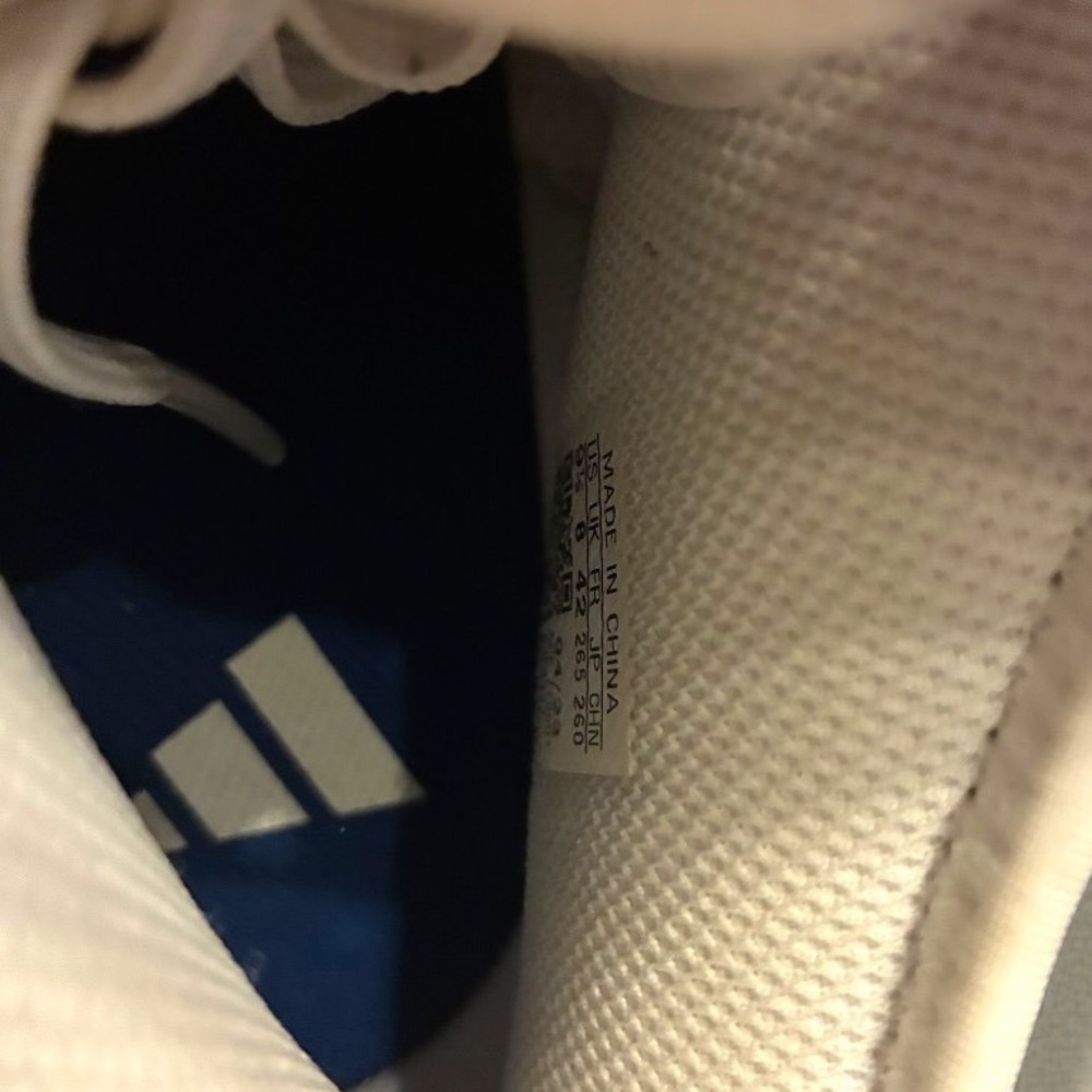Adidas Exhibit Select Mid White Royal Blue Basketball Shoes Women 9.5 CLEAN - Picture 15 of 15